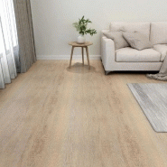 Vidaxl planches de plancher autoadhésives 55 pcs pvc 5,11 m² marron 324664