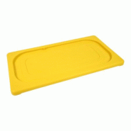 Couvercle Polypropylène Clippé GN 1/3 - HACCP Jaune - Gastroland - jaune plastique polypropylène 3701666011108
