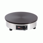 Crêpière électrique Ø 35 cm en fonte usinée - Krampouz - Thermostat réglable jusqu'à 300° - Fabrication bretonne Crêpière électrique Ø 35 cm en fonte usinée - Krampouz - Thermostat réglable jusqu'à 300° - Fabrication bretonne