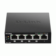 D-Link DES-1005P Switch de bureau Fast Ethernet PoE à 5 ports - noir DES-1005P/E_0