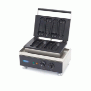 Gaufrier professionnel en forme de pénis - inox - 1500 W, 230 V Gaufrier professionnel en forme de pénis - inox - 1500 W, 230 V