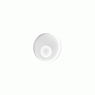 Gea Luce Plafonnier Melania P/M Led 40W 4000K, Plafonnier Rond En Aluminium Blanc, Diffuseur En Méthacrylate Satiné, Ip20, 1820Lm - Gealuce - blanc