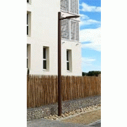 Mât d'éclairage public cylindro-conique quadro / hauteur 3 - 6 m / en acier galvanisé / diamètre de base 160 - 200 mm Mât d'éclairage public cylindro-conique quadro / hauteur 3 - 6 m / en acier galvanisé / diamètre de base 160 - 200 mm
