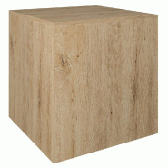 Podium Cage Chêne clair 60x60x60cm