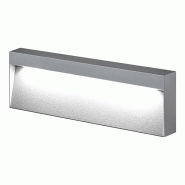 ROSSINI ILLUMINAZIONE Applique Led Kiki 8W 4000K Ip65 - Structure En Aluminium Gris Pour Extérieur, Lampe De Balise Murale Angle Lumineux 50° - Grou