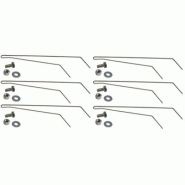 Set de 6 dents pour herse étrille - désherbage mécanique - 5000 kg