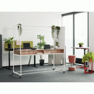 Table haute sur roulettes Wariant Meeting Maro Table haute sur roulettes Wariant Meeting Maro