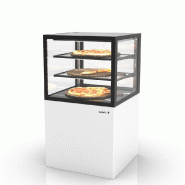 Vitrine chauffante INTEGRA chaleur sèche sur base - 600 mm - 3 niveaux - H1100 mm - IN60/50-110C | Sayl Barcelona - 515 mm, Accès arrière, 1100_0