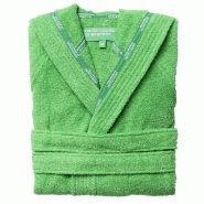 Benetton - Peignoir L/XL 100% Coton 360GSM couleur Vert - Rainbow Be - L/XL vert BE204