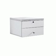 Caisson 2 tiroirs Flexia - blanc - L46xP35xH47cm - gamme Seville