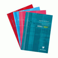 Clairefontaine Lot de 5 Agenda de Bord millésimé Metric p. Enseignants, A4, 112p./56 feuilles 90 g/m² piquée, semaine sur 2 pages - 3329680030990