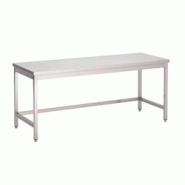 CombiSteel Table de Travail Inox Sans Sous Tablette - Gamme 600 mm - Acier Inoxydable - Dimensions l200-L110-P60-H90 - 3667335004553 CombiSteel Table de Travail Inox Sans Sous Tablette - Gamme 600 mm - Acier Inoxydable - Dimensions l200-L110-P60-H90 - 3667335004553