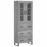 Helloshop26 - Buffet bahut commode armoire meuble de rangement organisateur cuisine salle de séjour salon haut sonoma 69,5 x 34 x 02_0035609 - 300021_0