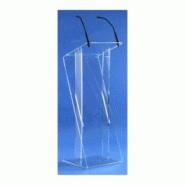 PUPITRE PLEXIGLASS EN Z CRISTAL PUPITRE PLEXIGLASS EN Z CRISTAL