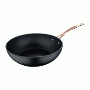 San Ignacio Copper - Wok Ø28x7,8cm en aluminium forgé couleur noir mat - noir Q5137