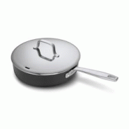 Sauteuse en aluminium 2 anses avec couvercle 24 cm Maestro -  230 cl Argent Rond Acier Beka 44.2x27.8 cm - acier 3458160006610