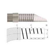 Tuyau PTFE lisse - très flexible, résistant à la température et aux produits chimiques