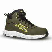 U-Power - Chaussures de sécurité montantes KOLBY en microfibre et embout sans métal S3S Vert / Jaune Taille 41 - 41 vert matière synthétique 8033 U-Power - Chaussures de sécurité montantes KOLBY en microfibre et embout sans métal S3S Vert / Jaune Taille 41 - 41 vert matière synthétique 8033