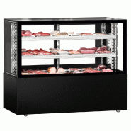 Vitrine réfrigérée pour boucherie MADRID - 1500 mm - 2 étagères
