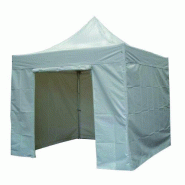 Stand dépliable - ALUMINIUM ECO 40 mm 1 KIT - 1 structure de stand aluminium + 3 murs pleins + 1 mur porte + haubanage + Housse de transport