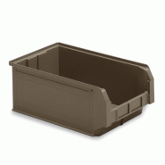 Bac à bec gerbable 28L - 500x310x200 mm - Polypropylène recyclé - Coloris Ecogreen Bac à bec gerbable 28L - 500x310x200 mm - Polypropylène recyclé - Coloris Ecogreen