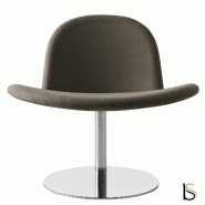 Fauteuil Orlando - Softline - Feld marron 849_0