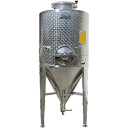 Fermenteur cylindro conique pour micro-brasserie INOX 304L - 2000 Litres - épaisseur 10/10 -ème mm Fermenteur cylindro conique pour micro-brasserie INOX 304L - 2000 Litres - épaisseur 10/10 -ème mm