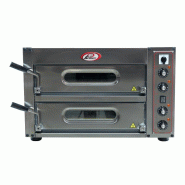 Four à pizza professionnel électrique - p50-ii - 2 chambres aliment... - P18524