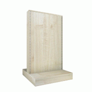 Gondole double face L74xP74xH125cm - naturel