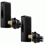 LINDY Audio, stéréo (prise jack 3,5 mm) Extendeur audio via câble réseau RJ45 100 m - noir 70450