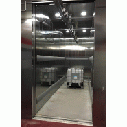 Monte-charge pour le transport vertical de marchandises et de personnes  - capacité de 1500 à 6000 kg - Hidral QHG