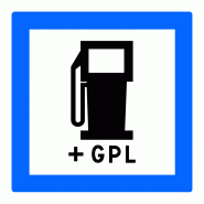 Panneau poste de distribution carburant et GPL CE15C - 24/7 - WP Signalisation Panneau poste de distribution carburant et GPL CE15C - 24/7 - WP Signalisation