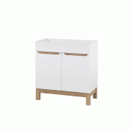 STELLAMEUBLES Meuble sous vasque encastrable BALI WHITE - 3667335108411