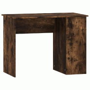 VidaXL Bureau chêne fumé 100x55x75 cm bois d'ingénierie Modèle Orion - 823029