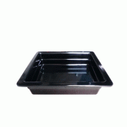 Bandeja gastronorme 1/2 hauteur 6,5cm mélamine noir - par 6