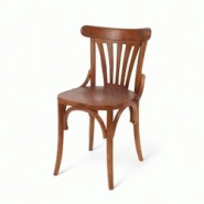 Bistromania Chaise de bistrot HALLES - Bois foncé - CLP001 Bistromania Chaise de bistrot HALLES - Bois foncé - CLP001