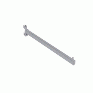 Bras droit roto - L32cm - gris alu - acier - Ø 60mm