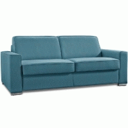 CANAPÉ CONVERTIBLE EXPRESS PREMIUM 120 CM SOMMIER LATTES RENATONISI MATELAS BULTEX TWEED TURQUOISE CANAPÉ CONVERTIBLE EXPRESS PREMIUM 120 CM SOMMIER LATTES RENATONISI MATELAS BULTEX TWEED TURQUOISE