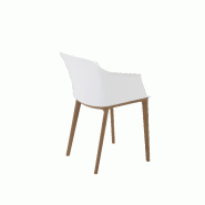 Chaise visiteurs 4 pieds aveyron - blanc_0