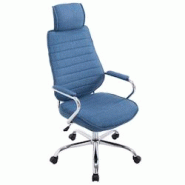 CLP Fauteuil de bureau Rako tissu Bleu - bleu textile 191625210 CLP Fauteuil de bureau Rako tissu Bleu - bleu textile 191625210