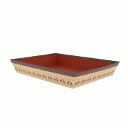 Corbeille carton rectangle Edimboug 36x27 - Corbeille carton rectangle Edimboug 36x27 -