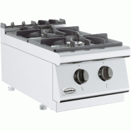 Cuisiniere a gaz pro 2 bruleurs 400x700 - P7178.0200