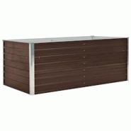 Helloshop26 - Jardinière 160 x 80 x 45 cm acier galvanisé marron 02_0000794 - 3000071271535 Helloshop26 - Jardinière 160 x 80 x 45 cm acier galvanisé marron 02_0000794 - 3000071271535