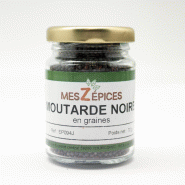 MesZépices - Moutarde noire en graines - Verrine 70 g - 3662310007475