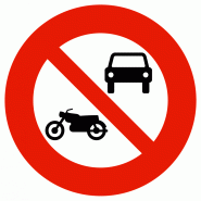 Panneau B7A - Accès interdit aux véhicules à moteur sauf cyclomoteurs - Gamme Innov WP Signalisation Panneau B7A - Accès interdit aux véhicules à moteur sauf cyclomoteurs - Gamme Innov WP Signalisation