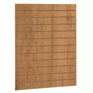 Panneau rainuré R10 L90xP120cm épaisseur 18mm - chêne naturel