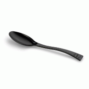 Petite cuillère réemployable PP 15 cm noir - par 40