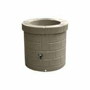 PLAST'UP ROTOMOULAGE Puits récupérateur d'eau de pluie 340l - TAUPE - marron 0669014881540