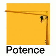 Potence de levage - appareil de manutention avec palan à chaîne ou câble pour usage industriel Potence de levage - appareil de manutention avec palan à chaîne ou câble pour usage industriel