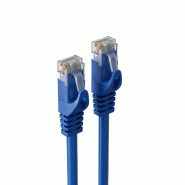 Shiverpeaks Câble patch Cat. 6A, U/UTP, 10,00 m, bleu - bleu 4017538090249